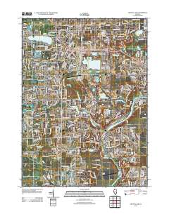 Crystal Lake 2012 topographic map thumbnail
