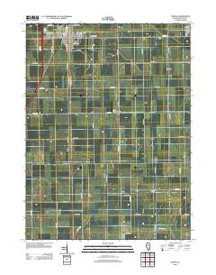 Chenoa 2012 topographic map thumbnail