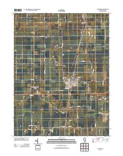 Chrisman 2012 topographic map thumbnail