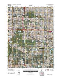 Calumet City 2012 topographic map thumbnail