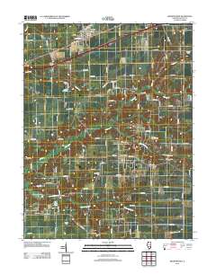 Brownstown 2012 topographic map thumbnail