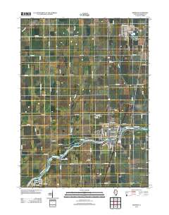 Momence 2012 topographic map thumbnail