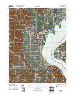Nauvoo 2012 topographic map thumbnail