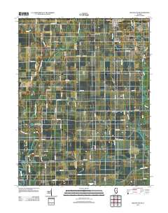 Oblong South 2012 topographic map thumbnail