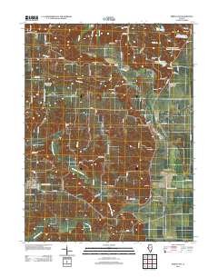 Perry East 2012 topographic map thumbnail