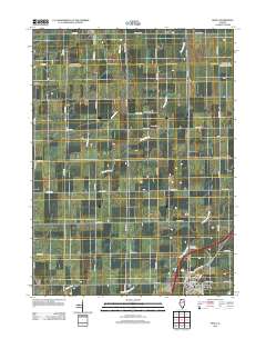 Odell 2012 topographic map thumbnail