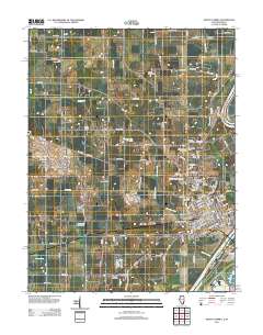 Mount Carmel 2012 topographic map thumbnail