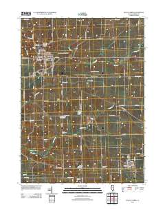 Mount Carroll 2012 topographic map thumbnail