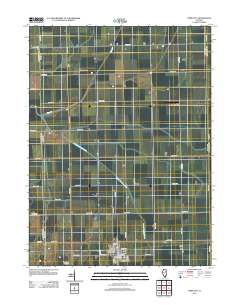 Piper City 2012 topographic map thumbnail