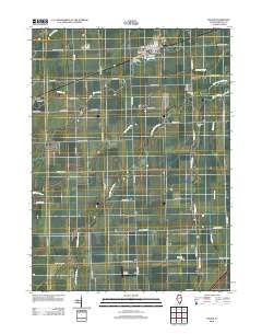 Mazon 2012 topographic map preview