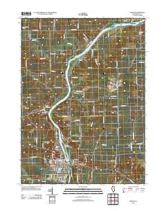 Oregon 2012 topographic map thumbnail