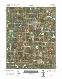 Sesser 2012 topographic map thumbnail