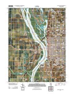 Quincy West 2012 topographic map thumbnail