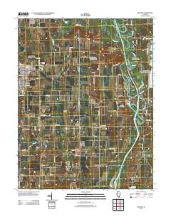 Red Bud 2012 topographic map thumbnail