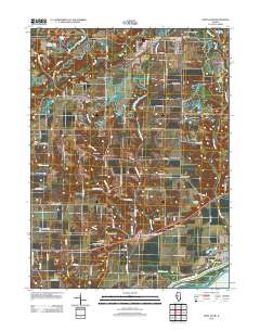 Saint David 2012 topographic map thumbnail