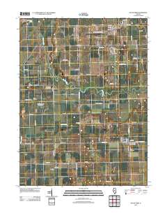 South Pekin 2012 topographic map thumbnail