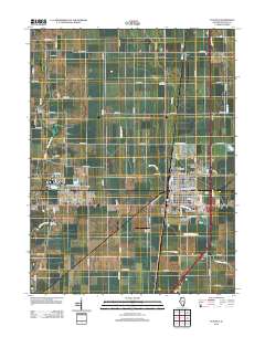 Tuscola 2012 topographic map thumbnail