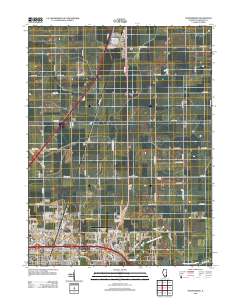 Thomasboro 2012 topographic map thumbnail