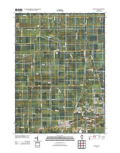 Somonauk 2012 topographic map thumbnail