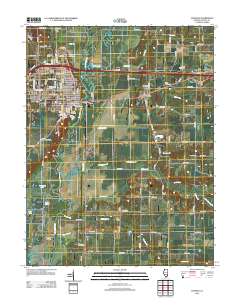 Vandalia 2012 topographic map thumbnail