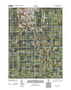 Streator South 2012 topographic map thumbnail