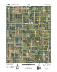 Dalton City 2012 topographic map thumbnail