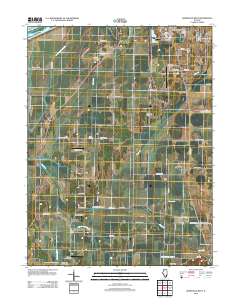 Arenzville West 2012 topographic map thumbnail