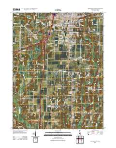 Effingham South 2012 topographic map thumbnail
