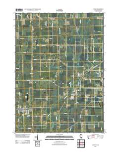 Capron 2012 topographic map thumbnail