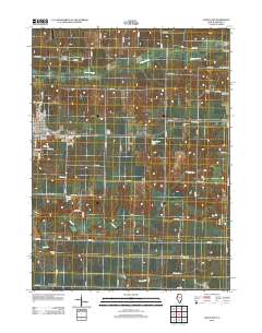 Aledo East 2012 topographic map thumbnail