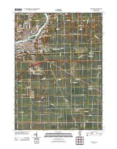 Dixon East 2012 topographic map thumbnail