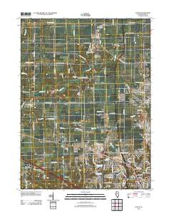 Dunlap 2012 topographic map thumbnail