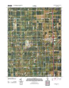 Farmersville 2012 topographic map thumbnail