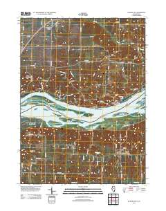Illinois City 2012 topographic map thumbnail