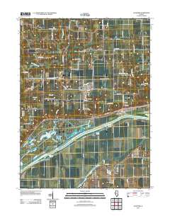 Glasford 2012 topographic map thumbnail