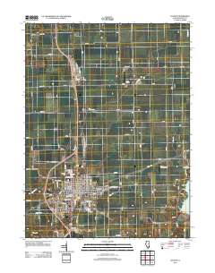 Clinton 2012 topographic map thumbnail