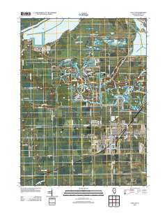 Coal City 2012 topographic map thumbnail