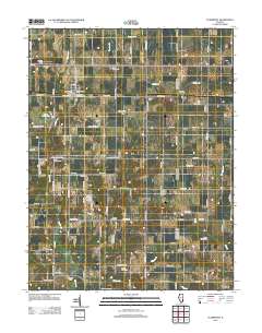 Claremont 2012 topographic map thumbnail