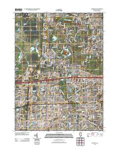 Naperville 2012 topographic map thumbnail