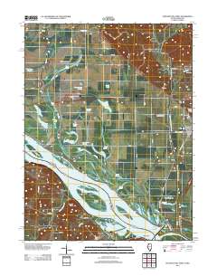Pleasant Hill West 2012 topographic map thumbnail