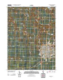 Monmouth 2012 topographic map thumbnail