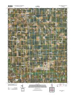 Saint Libory 2012 topographic map thumbnail