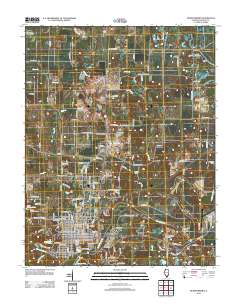 Murphysboro 2012 topographic map thumbnail