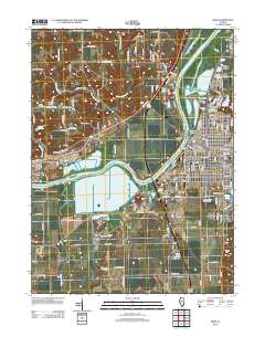Pekin 2012 topographic map thumbnail
