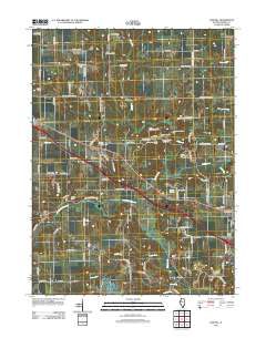 Oak Hill 2012 topographic map thumbnail
