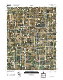 Sailor Springs 2012 topographic map thumbnail