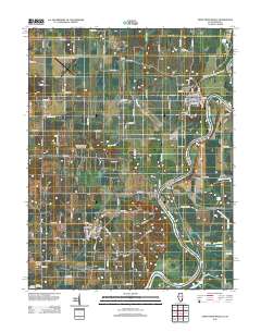 Saint Francisville 2012 topographic map preview