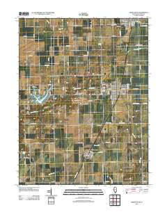 Virden South 2012 topographic map thumbnail