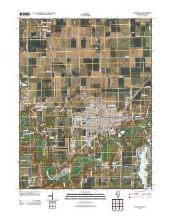 Taylorville 2012 topographic map thumbnail