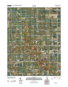 Xenia NE 2012 topographic map thumbnail